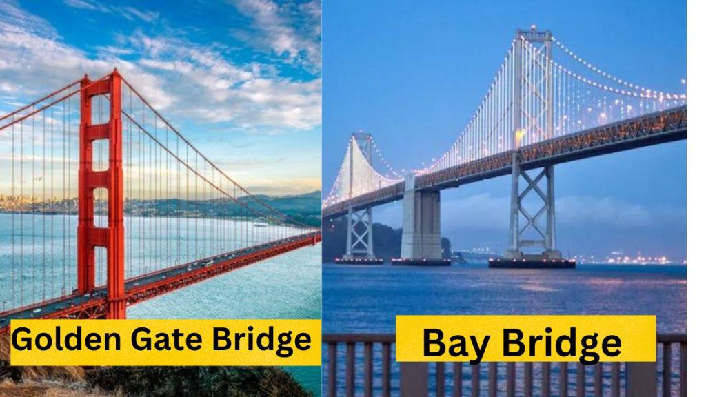 Golden Gate Bridge vs Bay Bridge