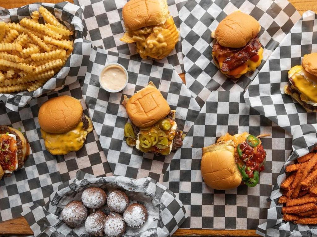 burgers made with Wagyu beef