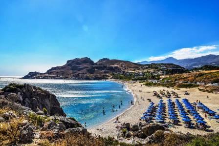 Plakias Beach on the Greek island of Crete